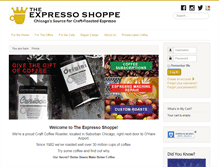 Tablet Screenshot of expressoshoppe.com